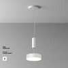 Миниатюра фото потолочный светодиодный светильник maytoni zon c032cl-24w4k-rd-w | 220svet.ru